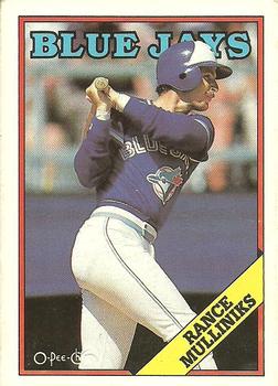 1988 O-Pee-Chee Baseball Cards 167     Rance Mulliniks